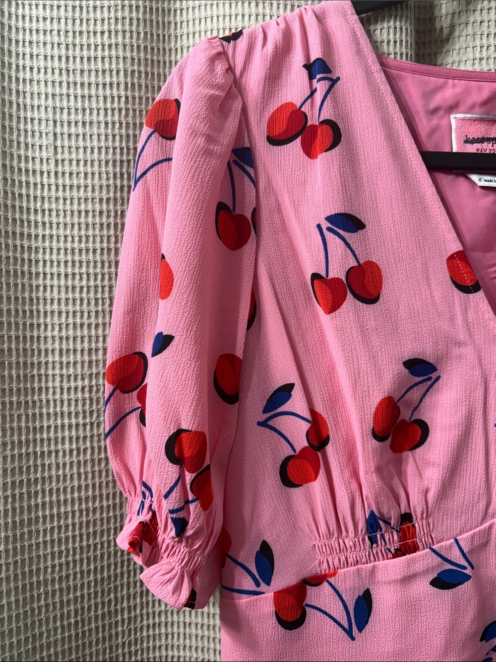 kate spade Pink Dress with Red Accent nwot - Picture 3 of 11